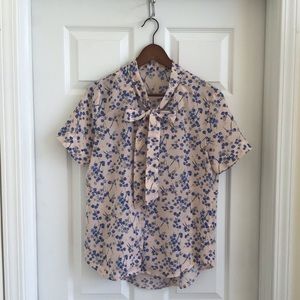 Floral Bow Blouse